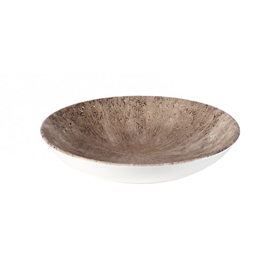 Stone Zircon Brown Coupe Bowl